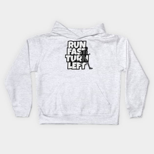 track and field Kids Hoodie by dishcubung